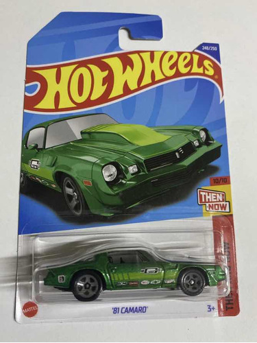 Hotwheels 81 Camaro Verde