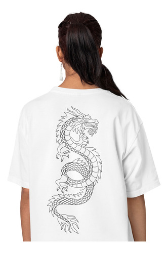 Playera Oversize Mujer Hombre Moda Casual Manga Corta