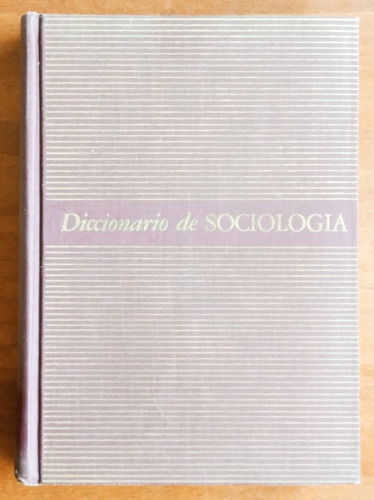 Diccionario De Sociología / Henry Pratt Fairchild