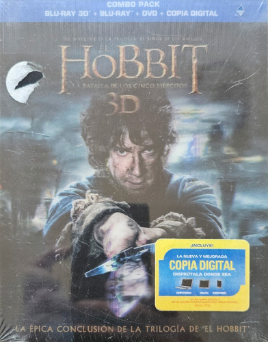 Hobitt La Batalla De Los Cinco Ejercitos Blura 3d Combo Pack