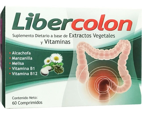 Libercolon Hepatoprotector Colon Irritable Transito Lento X2