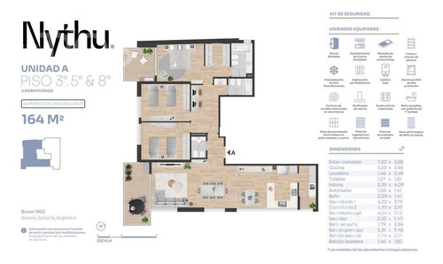 Venta Departamento De 3 Dormitorios Con Balcón A Metros Del Rio Calidad Premium