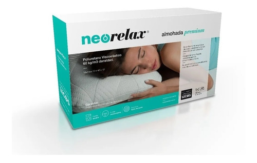 Imagen 4 de 5 de Almohada Inteligente Neorelax Anti Ronquido Viscoelastica