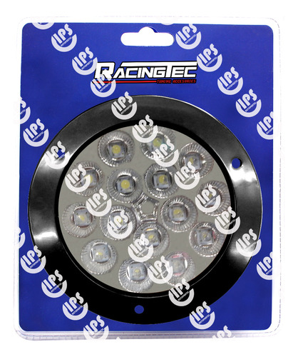 Plafón Redondo 4 Pulgadas 15 Leds Blanco Baja/estrobo Ds