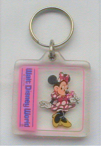 Antiguo Llavero De Minnie Mouse - Usado