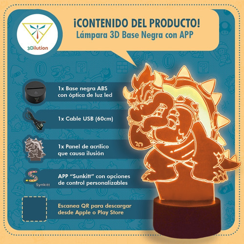 Lampara 3d App Incluida Tortugas Ninjas Donatello