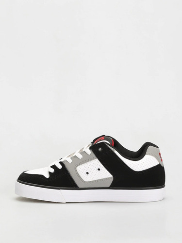 Imagen 5 de 8 de Tenis Dc Shoes Pure Black White Grey Skate Hombre