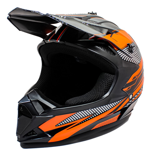 Casco De Moto Fng Para Enduro Motocross M-166