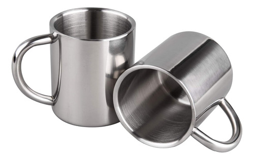 Tazas De Café Irrompibles De Acero Inoxidable De Doble Pared