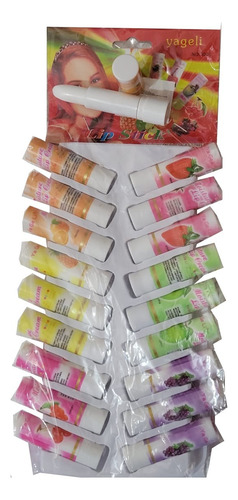 Protector Para Labios 72 Pzs 6 Sabores Blanco