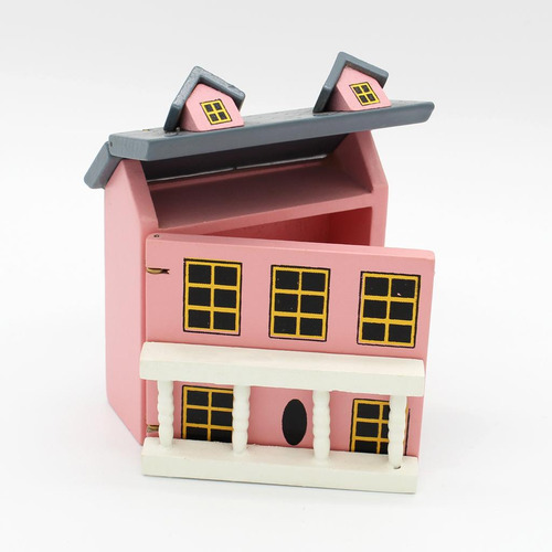 2 X 1/12 Dollhouse Miniatures Villla House Model Toy