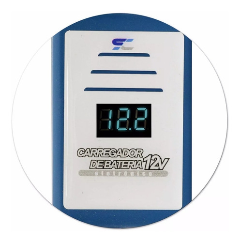 Imagem 2 de 3 de Carregador De Bateria Automotivo Automático 2a/h Voltimetro