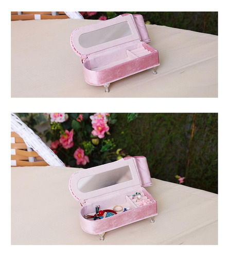 Organizador De Caja De Joyería Con Sofá De Perlas De