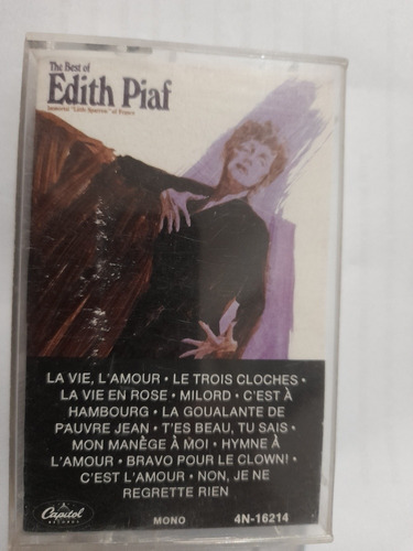 Cassette De Edith Piaf The Best Of (1346