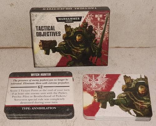 Warhammer 40000 Tactical Objectives Games Workshop (Usado)