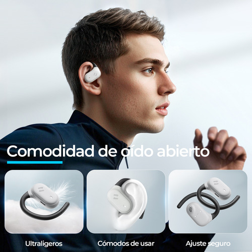 Audífonos Inalámbricos Deportivos Bluetooth App Con Ganchos