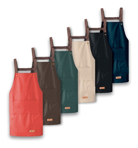 Delantal Cocina Gastronómico Impermeable Antimancha Unisex