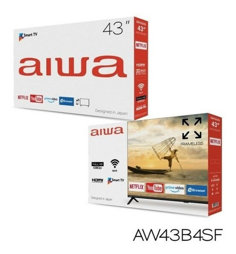 Imagen 2 de 3 de Televisor Aiwa 43'' Smart Tv Full Hd