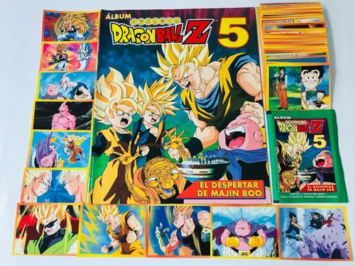 DRAGON BALL Z 5 Album Complete 100% PERU 1999 Navarrete Majin Buu Saga