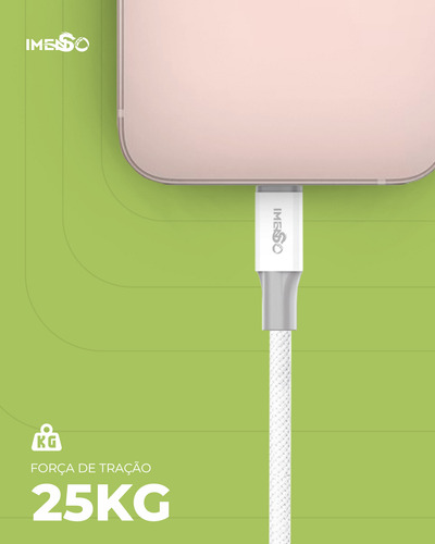 Cabo Imenso Ims-152a 60w 2m 5a Saída Type-c Para Type-c