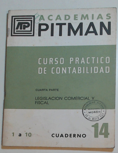 Academias Pitman Curso Practico De Contabilidad 14