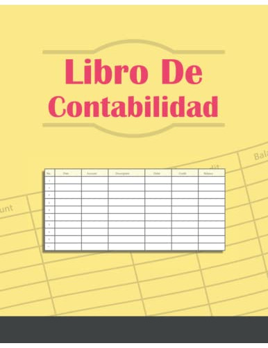 Libro De Contabilidad: Diario Simple Para Contabilidad Y Neg