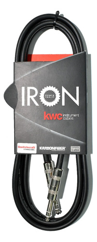 Cable Kwc 8557 Iron 1/4 Plug A 1/4 Plug Std Stereo 3 Mts