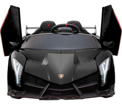 Carro Eléctrico Montable Lamborghini Negro Usb Mp3 12v
