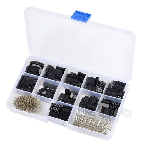 Qlouni 620 peças 0,100 em Pitch Jet Sm 1 2 3 4 5 6 pinos com