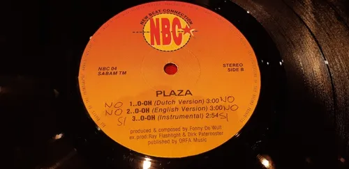 Plaza O Oh Vinilo Maxi Original Belgica Clasico 1990 (Usado)