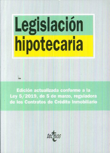 Libro Legislación Hipotecaria De Fernando Morillo González,