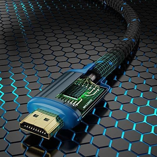 Cable Hdmi 2.0 4k Velocidad Incluye Clips Empate Angulo Vx