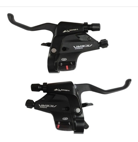 Alavanca De Cambio Shimano Acera C/ Manete Freio 3x9v M-390