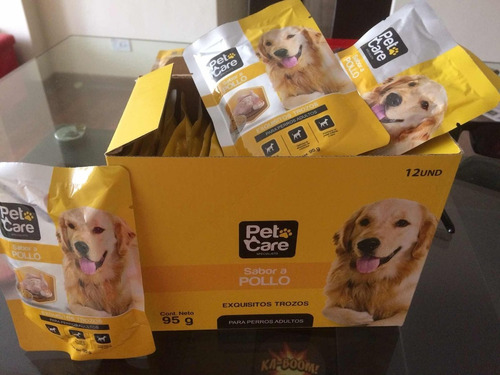 Comida Para Perros Adultos Pet Care Caja De 12