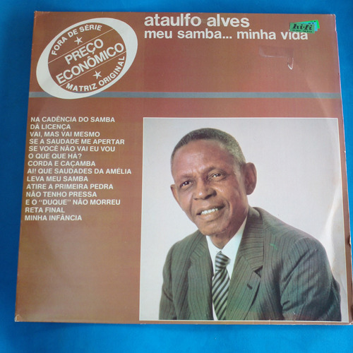 Lp Vinil Ataulfo Alves Meu Samba... Minha Vida