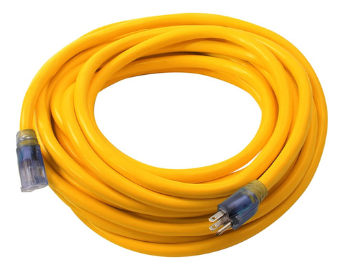 Dewalt 50' 12 3 Sjtw Cable Extension Iluminado Amarillo