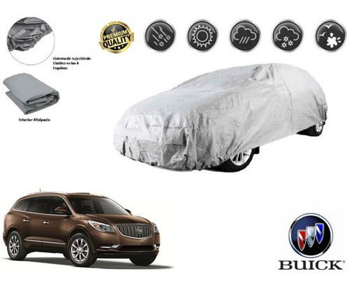 Funda Cubreauto Afelpada Premium Buick Enclave 3.6l 2014