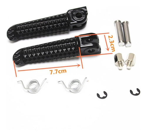 1 Par De Pedales Y Parte Trasera De Aluminio Para R6 R6s