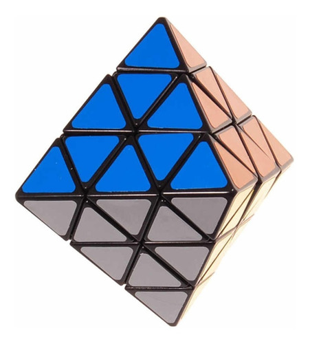 Cubo Rubik Dian Sheng Octaedro Fondo Negro Original