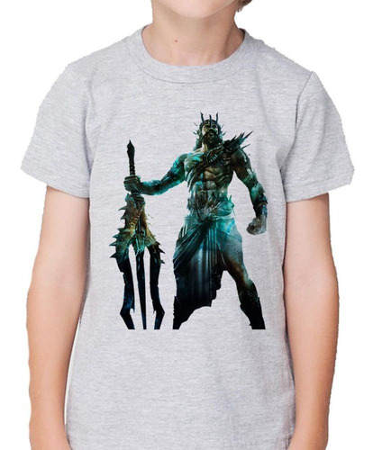 Remera De Niño Poseidon Dios Del Mar Mitologia Griega