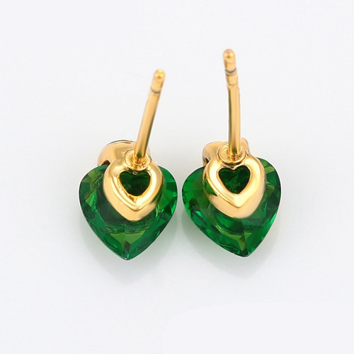 Aretes Oro 14k Lam Numero 3 Suerte Protección Amuleto Moda