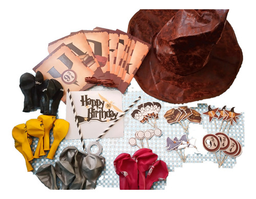 Kit Para Fiesta Tematica De Harry Potter
