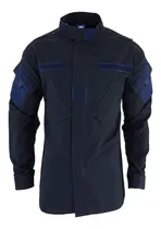 Comprar Chaquetilla Tactica Azul - Negro  C\u002Fcierre Ripstop Policia 