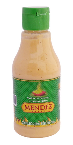 Molho De Pimenta Mendez 215ml Cremosa Suave