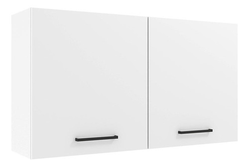 Gabinete Superior Almacenamiento Garaje Madesa 120cm Color Blanco