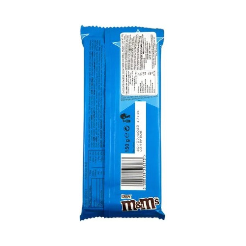 M&m's, Chocolate Con Leche Confitado Y Cereal Inflado 150 Gr