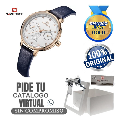 Relojes De Mujer Naviforce Originales Gama Premium + Caja