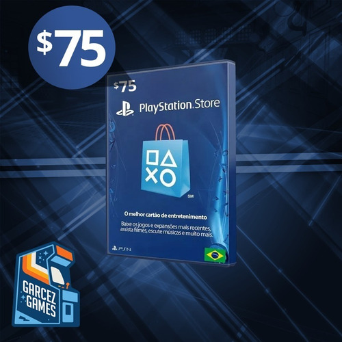 Imagem 2 de 2 de Cartão Psn $75 Dólares Usa Ps3 Ps4 Psn Card 75 Americana