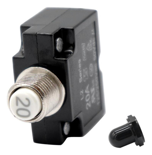 Disyuntor De Con Botón Pulsador 12v-24v De 1 Pieza Con