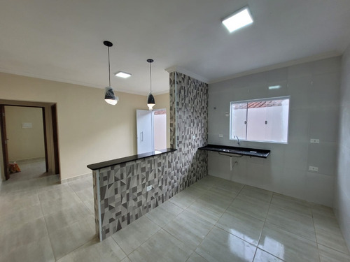 Imagem 4 de 16 de Casa Nova Com Piscina Na Praia De Mongaguá! Ref.: 10032 E